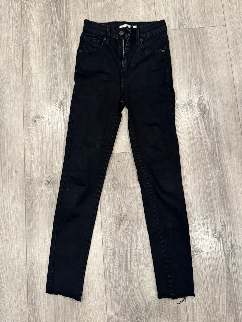 Levi’s mile high super skinny jeans in black